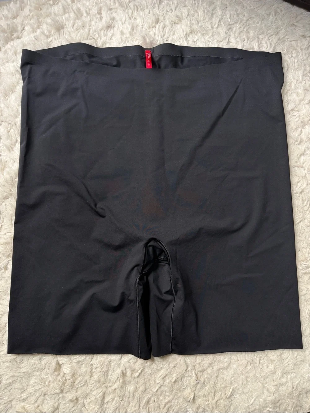 Spanx 10005P Thinstincts Mid Thigh Shaper Shorts Black plus size 3X